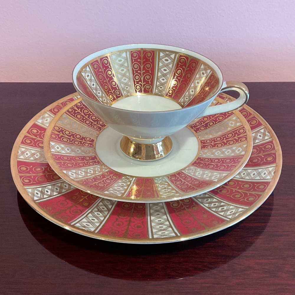 Antique Winterling Bavaria Trio: Cup Saucer and Desert Plate